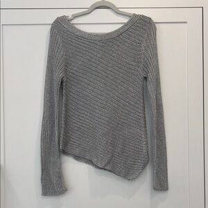 Free People Metallic Knit Sweater